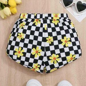 Girls Checkered & Floral Shorts